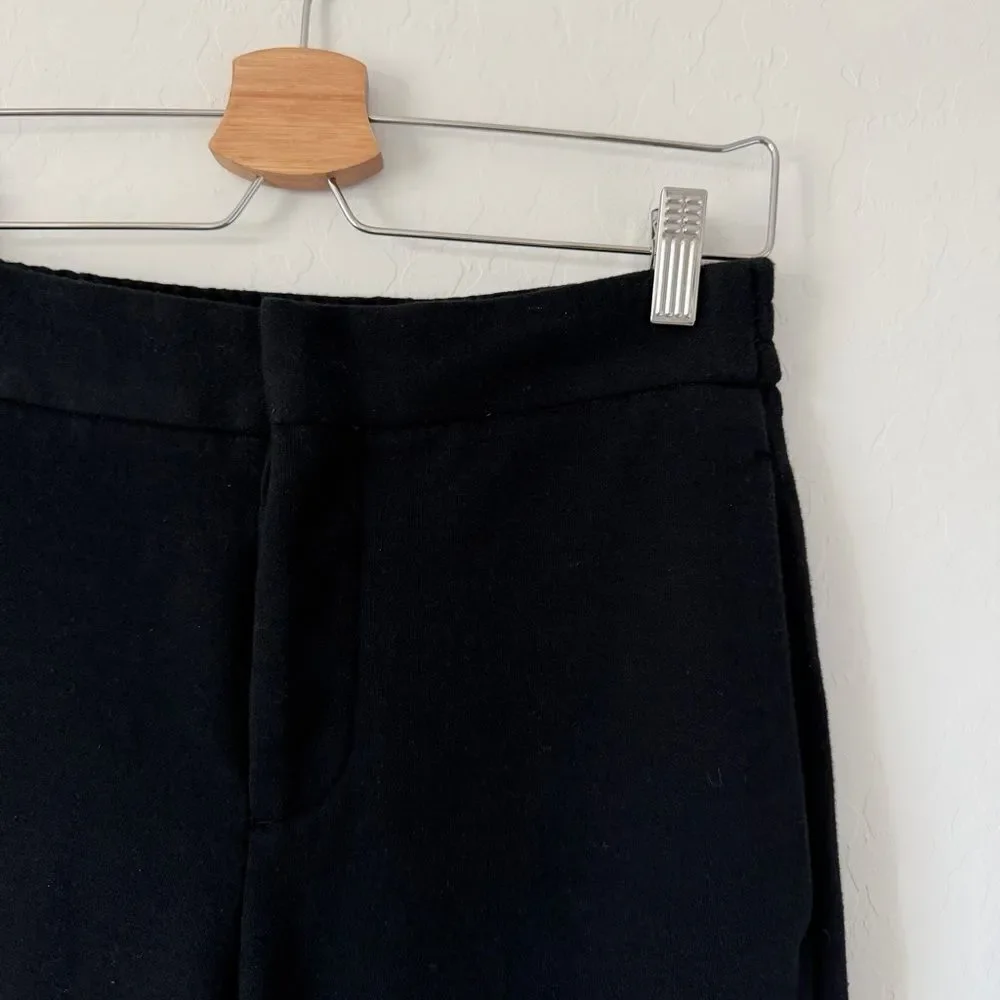 All Saints Agden Black Wool Blend Zip Ankle Pants Size 28